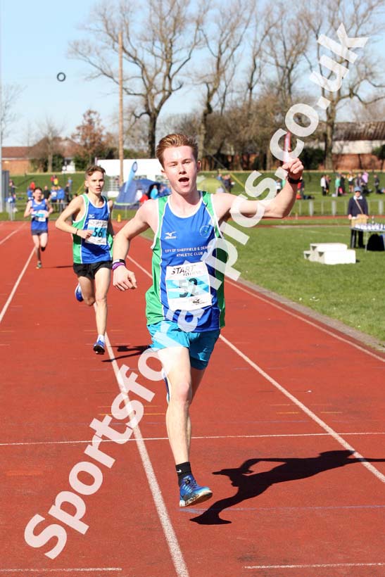 Mens Under-17s 5k Road Race, Stanley Park, Blackpool. Photo: David T. Hewitson/Sports for All Pics